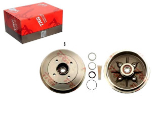 Bębny Hamulcowe Peugeot Tył 106 206 207 1,0-1,6 96