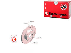 Tarcze Hamulcowe 2szt Bmw 3 E36 91-00 Zimmermann