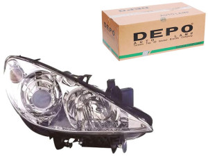 Reflektor Peugeot 307 H1 H7 03-09 Pr Depo