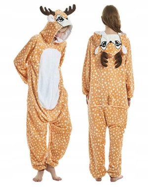 Jelonek Onesie Dres Przebranie Kigurumi Deer S