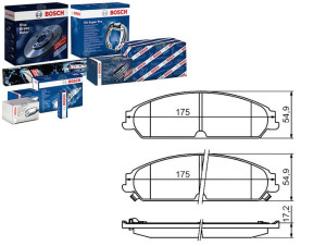 Klocki Hamulcowe Chrysler Przód 300c 2,7-5,7 04- B