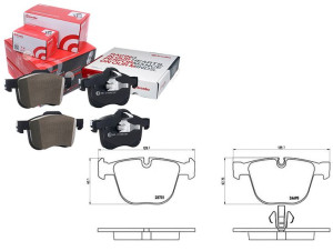Klocki Hamulcowe Bmw 7 F01.f02.f03.f04 09- Tył Bre