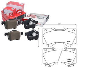 Klocki Hamulcowe Toyota Landcruiser 08- Przód V8 B