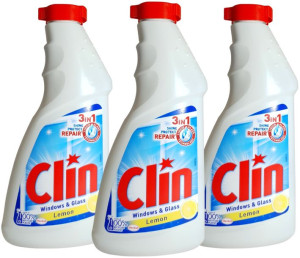 Clin Płyn Do Mycia Szyb 500ml Cytryna - Zapas X 3