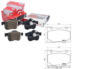 Klocki Hamulcowe Honda Legend Iv 06- Przód Brembo