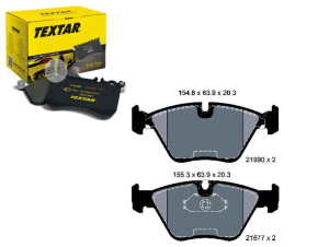Klocki Hamulcowe Bmw Przód E39 10 96- Textar