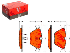 Klocki Hamulcowe Bmw Przód F10 10- 525-535 Trw