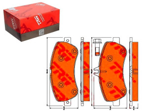 Klocki Hamulcowe Mercedes Przód X204 2,0-3,5 4-mat