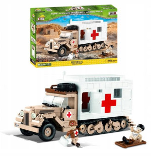 Cobi 2518 Ambulans Ford V3000s Figurka Medyka