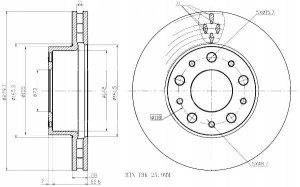 Tarcze Ham. 2szt Fiat P. Ducato 06- Maxgear