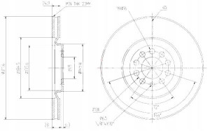 Tarcze Ham. 2szt Vw P. Golf 4 A3 312x25 Maxgear
