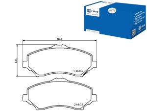 Klocki Hamulcowe Hella Pagid 68093323ab 68053152aa