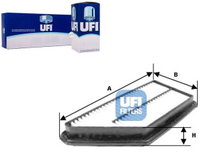Filtr Powietrza Honda Civic 2.2 Cdti 06> Ufi Ufi