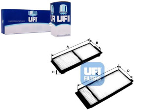 Filtr Kabinowy Mazda 2 07- 2sz Ufi