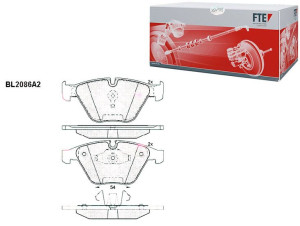 Klocki Hamulcowe Bmw 5 E60 E61 6 E63 20.3mm Wva233
