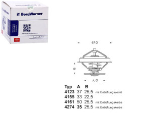 Termostat Vw 87c A4 2,6-2,8 Wahler