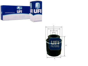 Filtr Oleju Vw Golf Vi 1.2-1.4 Tfsi 10- Ufi