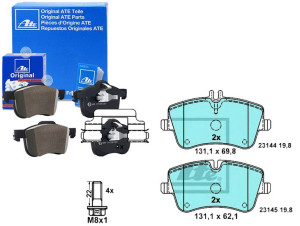 Klocki Hamulcowe Ceramiczne Mercedes C (cl203) C T