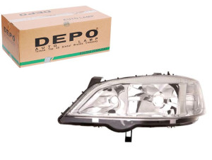Reflektor Opel Astra G 98-09 Le Chromowy Elektrycz