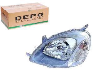 Reflektor Toyota Yaris H4 99-05 Le Kierunkowskaz P