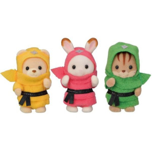 Sylvanian Families 5616 Trio dzieci w kostiumach ninja - Mini Universe
