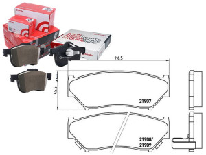 Klocki Hamulcowe Suzuki Vitara 94-05 Brembo