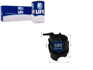 Filtr Paliwa Diesel Ufi