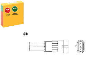 Sonda Lambda Renault Clio 1.4 98- Ngk