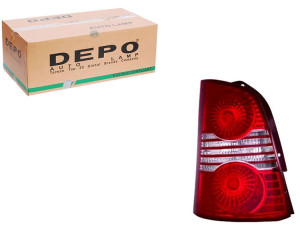 Lampa (kolor Kierunkowskazu Biały Kolor Szkła Czer