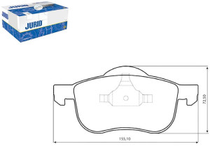 Klocki Hamulcowe Ceramiczne Volvo S60 I S70 S80 I