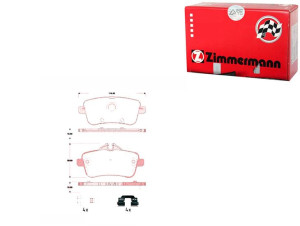 Klocki Hamulcowe Mercedes W166 Ml-klasa 11- Tył Zi