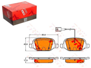 Klocki Hamulcowe Fiat Tył Linea 1,6 D Multijet 09-