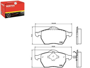 Klocki Hamulcowe Mintex 7m0698151a 7m0698151 B 103