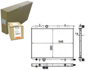 Chłodnica Silnika Behr Hella 96474208 1330g2 13331