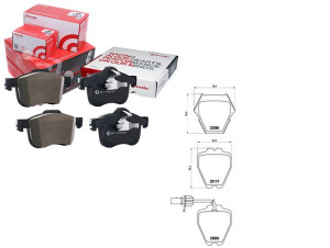 Klocki Hamulcowe Audi A6 4.2 98- Z Czuj. Brembo