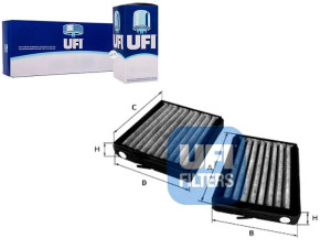 Filtr Kabinowy Db W203 C203 C209 Ufi