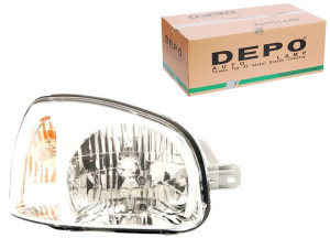 Reflektor (h4 Manualny Kolor Wkładu: Chromowany Ko