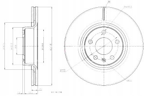 Tarcze Ham. 2szt Vw P. A6 04- 314mm Maxgear
