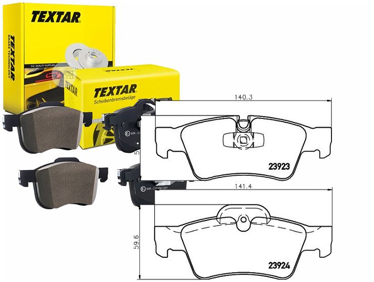 Klocki Hamulcowe Mercedes Tył X164 06- Textar