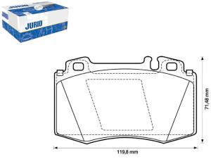 Klocki Hamulcowe Ceramiczne Mercedes M (w163) S (c