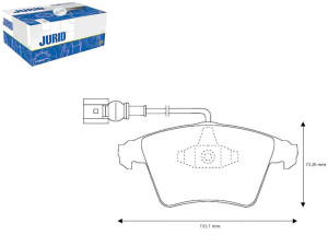 Klocki Hamulcowe Ceramiczne (bez Dodatków) Vw Mult