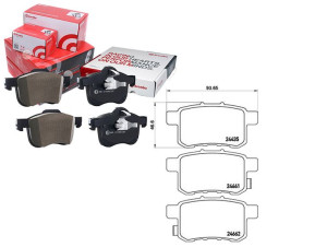 Klocki Hamulcowe Honda Accord 08- Tył Brembo
