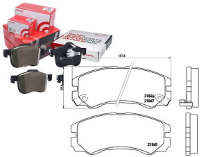 Klocki Hamulcowe Opel Frontera A 95-98 Brembo