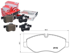 Klocki Hamulcowe Vw Crafter 06- Brembo