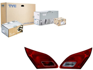 Lampa (część Wewnętrzna Kolor Szkła Czerwony) Opel