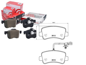 Klocki Hamulcowe Opel Movano 10- Tył Z Czuj Brembo