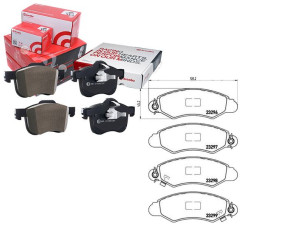 Klocki Hamulcowe Suzuki Swift 96-04 Brembo