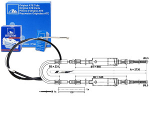 Linka Hamulca Ręcznego Ford Transit Transit Tourne