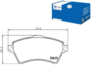 Klocki Hamulcowe Hella Pagid Lr021899 Sfp000010 Sf