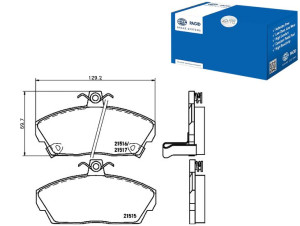 Klocki Hamulcowe Hella Pagid 45022s74e10 45022s6de